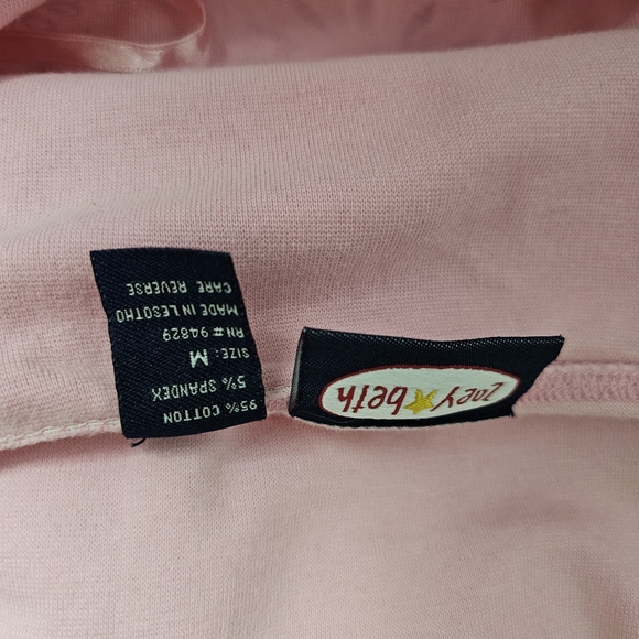 Zoey Beth Y2K Pink & Red Bandana Print Cropped Knit Halter Top Size Medium - Picture 5 of 6